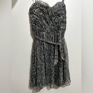 ARK & CO. animal print dress, formal dress, special occasion